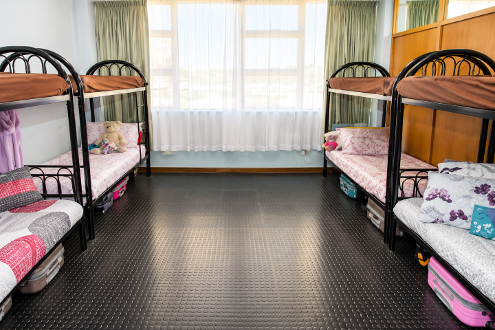 hostel bedroom